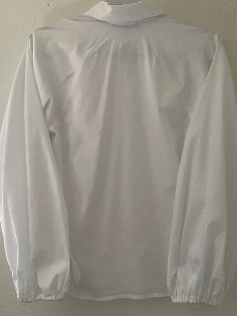 Antonio Melani White Cotton Button Front Balloon Sleeve Blouse S - Picture 6 of 7